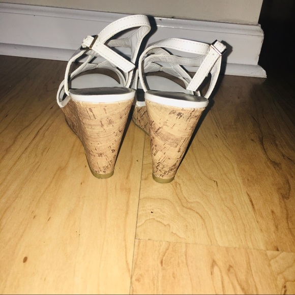 White cork wedge - Picture 2 of 2